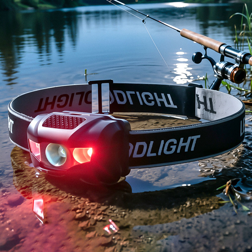 Fish Finder Battery - Newest Fishing headlight 4 Modes Waterproof