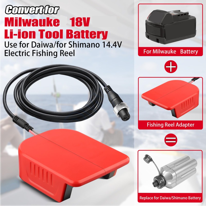 Portable Fishing Reel Adapter  - Fish Finder Battery 评论和价格