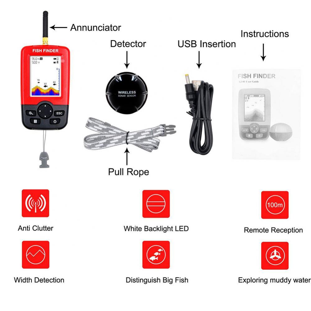 Lake Sea Fishing Smart Portabl - Fish Finder Portable 评论和价格