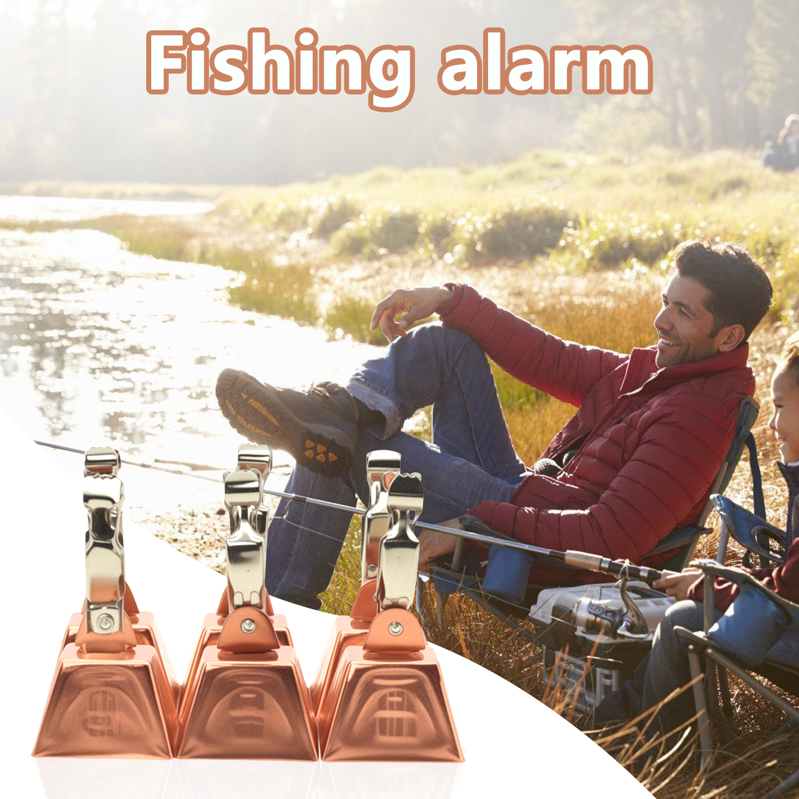 Fishing Bell Alarm Stainless S - Bite Indicator 评论和价格