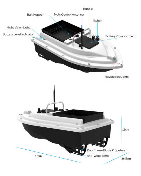 New 12V High Speed Carp Fishin - Fish Finder Gps 评论和价格