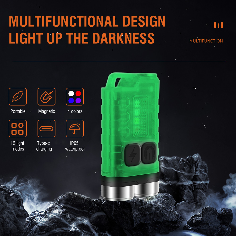 V3 EDC Flashlight Mini Keychai - Fishing Light 评论和价格
