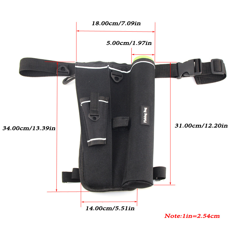 1PC Fishing Leg Bag Oxford clo - Fish Finder Case 评论和价格