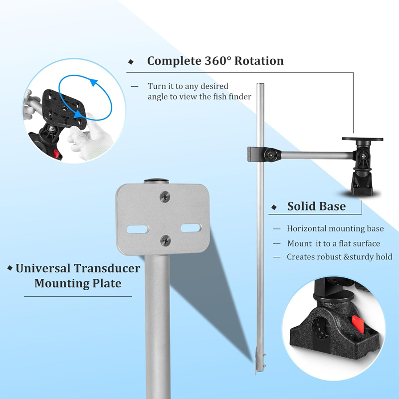 360° Rotation ,Marine Fish Fin - Fish Finder Transducer 评论和价格