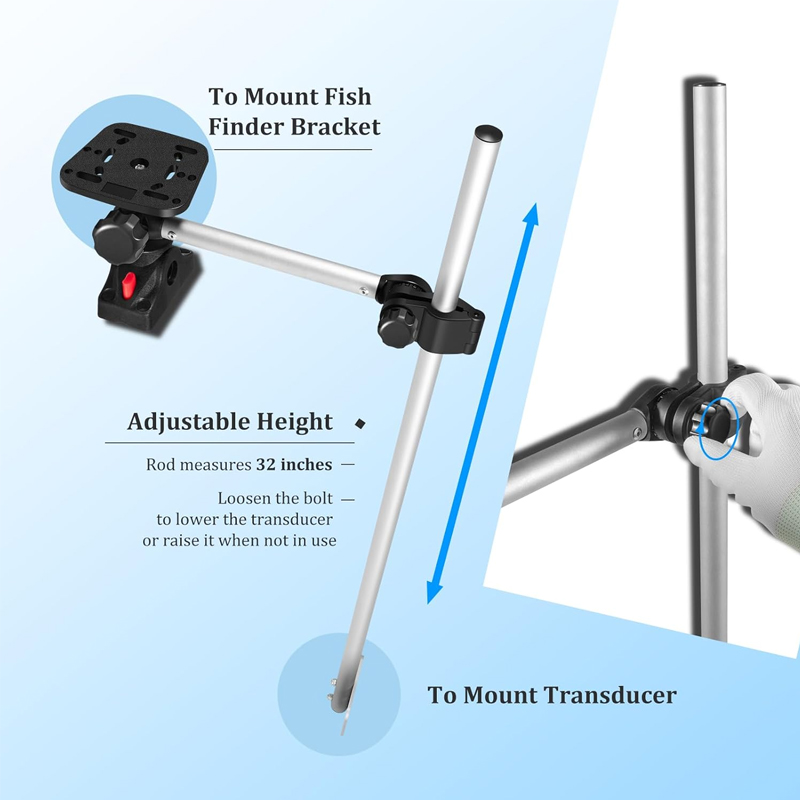 360° Rotation ,Marine Fish Fin - Fish Finder Transducer 评论和价格