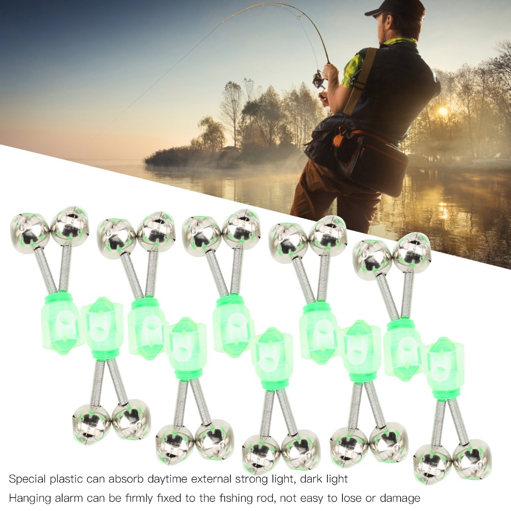 50PCS Portable Twin Spiral Fis - Fish Alarm 评论和价格