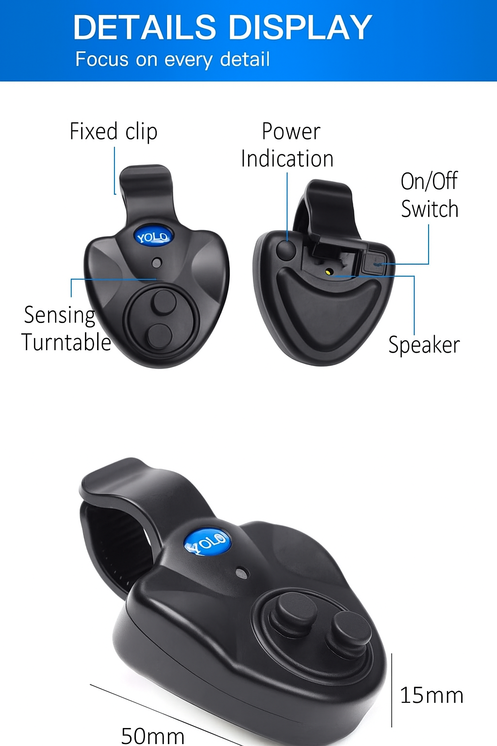 Electronic Fishing Bite Alarm  - Fish Finder Battery 评论和价格