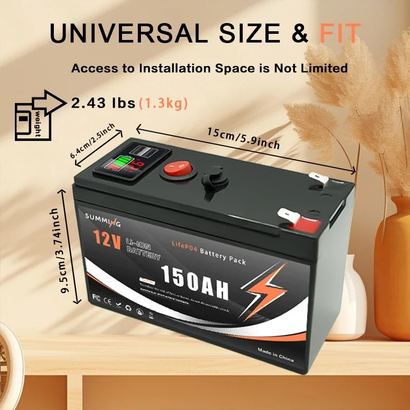 12V 150Ah Lithium  LiFeP04 Bat - Fish Finder Charger 评论和价格