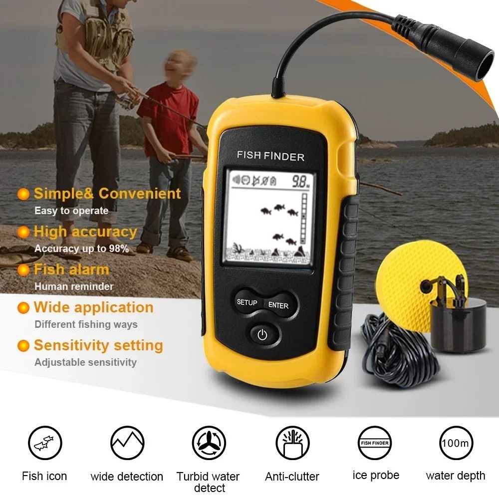 Wireless Sonar Detection Fish  - Fish Finder Cable 评论和价格