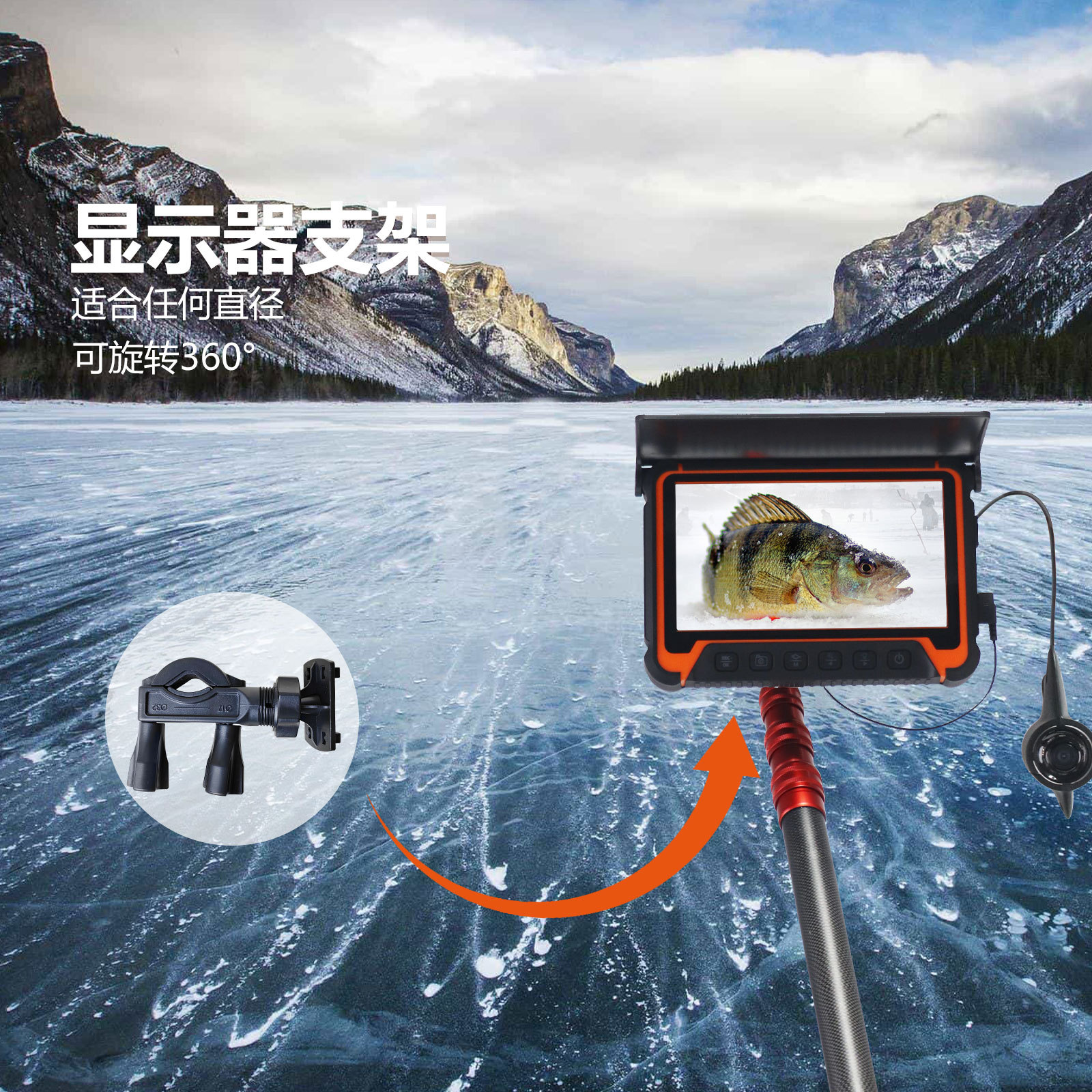 5Inch IPS Screen Underwater 15 - Fishing Camera 评论和价格