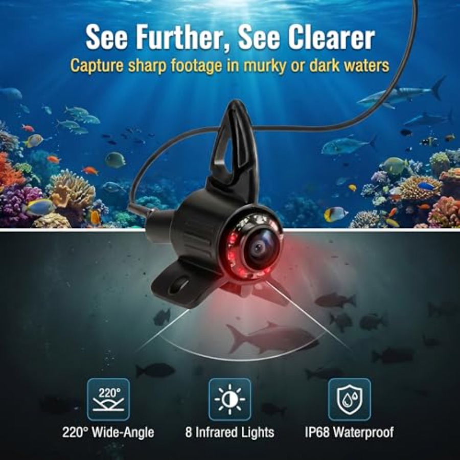 Underwater Fishing Finder Came - Fish Finder Portable 评论和价格