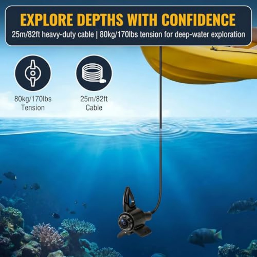 Underwater Fishing Finder Came - Fish Finder Portable 评论和价格