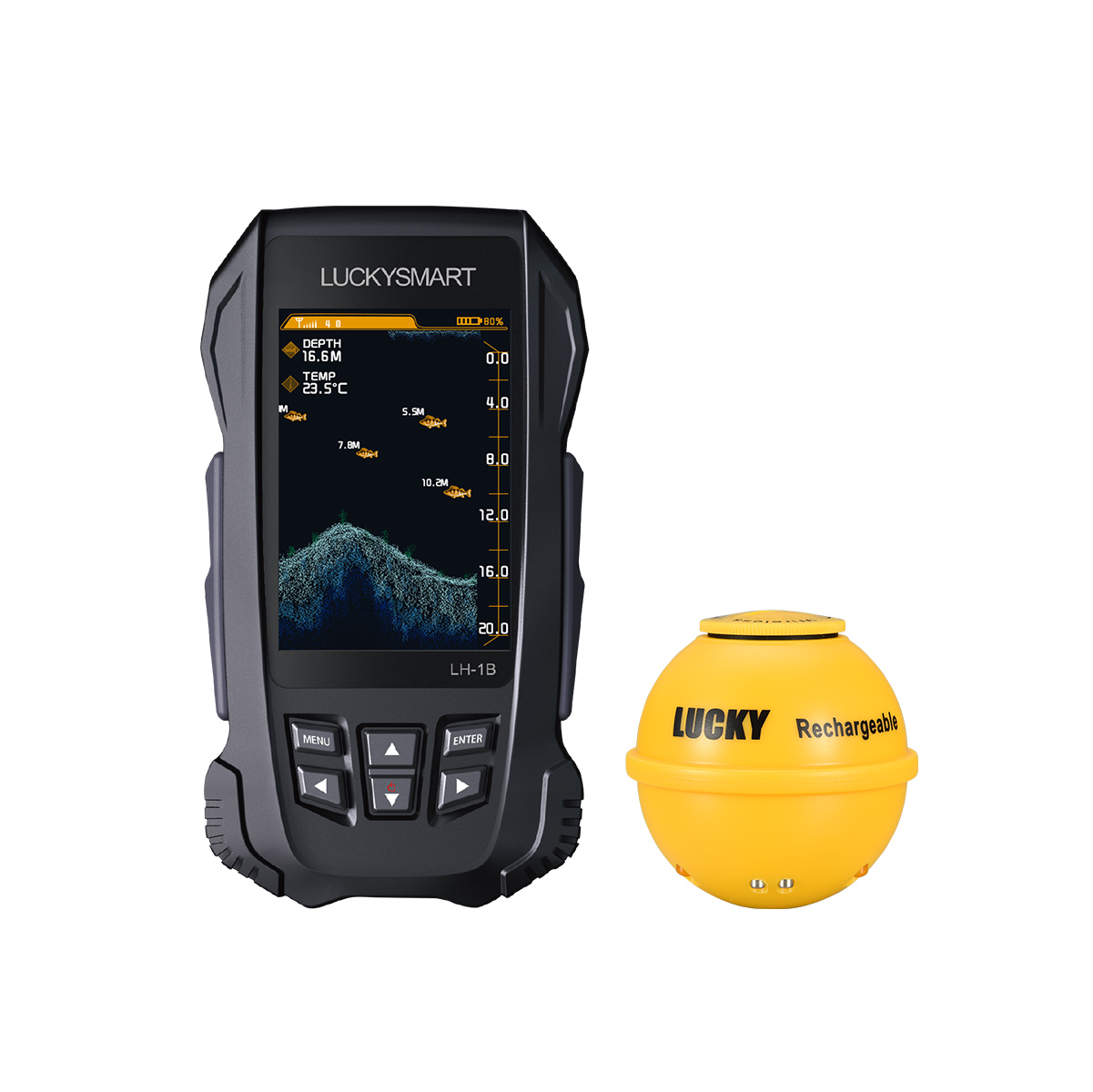 LUCKYSMART LH-1B Wireless Port - Fish Finder Portable 评论和价格
