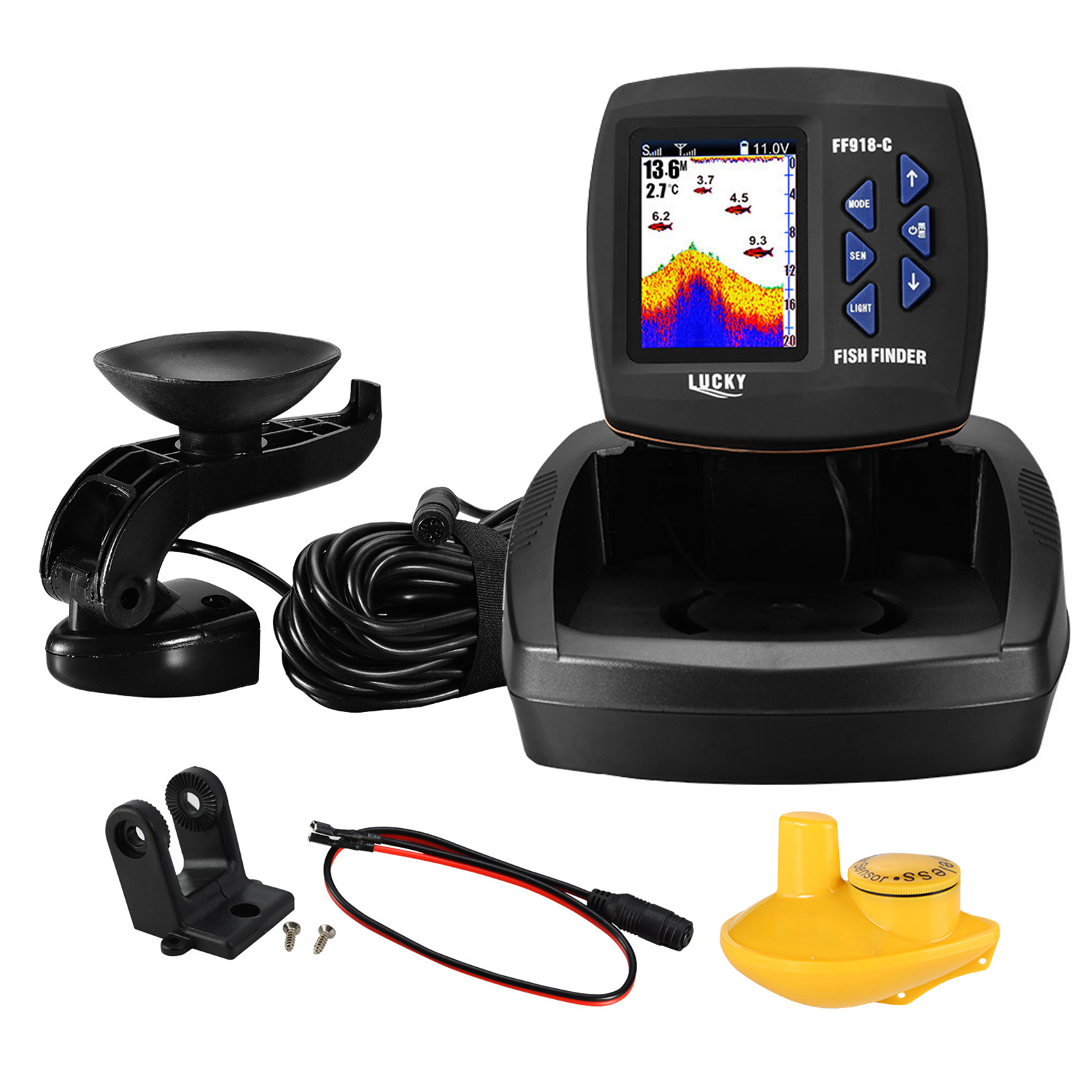 Portable Fish Finder Wireless  - Fish Finder Transducer 评论和价格